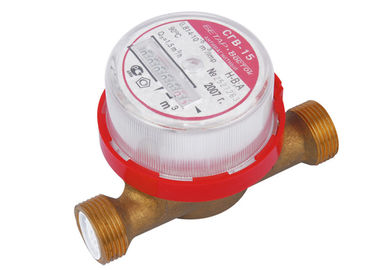Resident Rotary Domestic Single Jet Water Meter Anti Magnetic For Hot Water